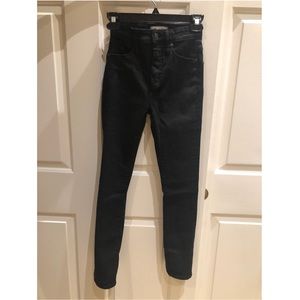 Madewell Curvy Black High waisted jeans